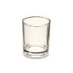 Clear Glass Tea Light Holder - Small - BULK Buy
